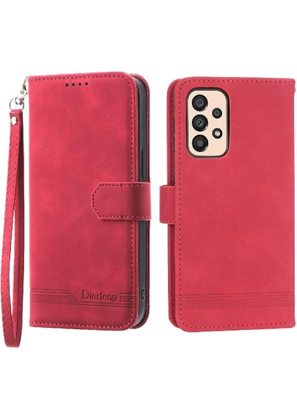 Samsung Galaxy A33 Kart Yuvaları Nakit Cep Manyetik Kapatma Için Flip Case (Yurt Dışından)