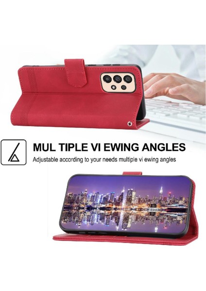 Samsung Galaxy A33 Kart Yuvaları Nakit Cep Manyetik Kapatma Için Flip Case (Yurt Dışından)