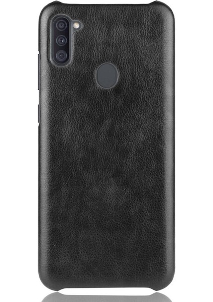 Samsung Galaxy A11 Lychee Desen Anti Scratch Koruyucu Için Retro Kılıf (Yurt Dışından)