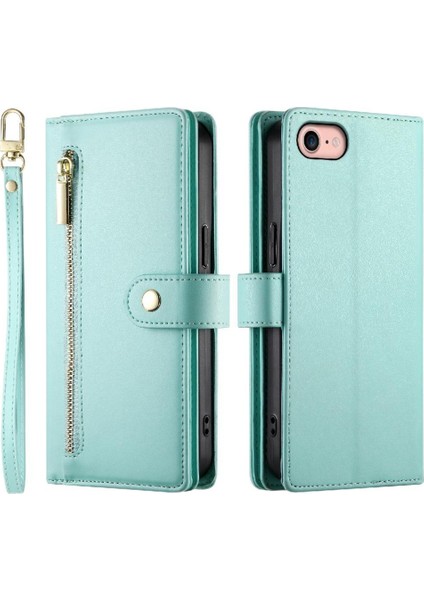 IPhone 7/8 Cüzdan Çok Fonksiyonlu Standı Iş Crossbody Için Flip Case (Yurt Dışından)