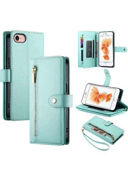 IPhone 7/8 Cüzdan Çok Fonksiyonlu Standı Iş Crossbody Için Flip Case (Yurt Dışından)