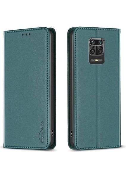Xiaomi Redmi Not 9s Için Flip Case Manyetik Cüzdan Iş Pu Deri (Yurt Dışından)