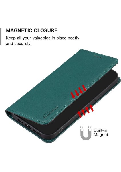 Xiaomi Redmi Not 9s Için Flip Case Manyetik Cüzdan Iş Pu Deri (Yurt Dışından)