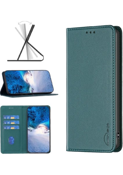 Xiaomi Redmi Not 9s Için Flip Case Manyetik Cüzdan Iş Pu Deri (Yurt Dışından)