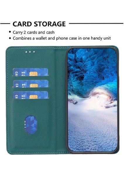 Xiaomi Redmi Not 9s Için Flip Case Manyetik Cüzdan Iş Pu Deri (Yurt Dışından)