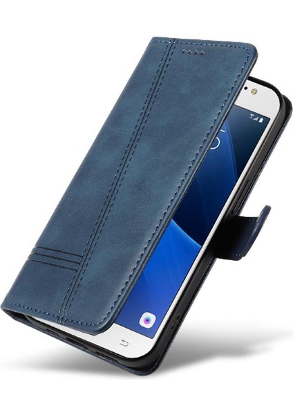 Samsung Galaxy J5 Için Filp Durumda 2016 Ayrılabilir Siyah Bilezik Preslenmiş Pu (Yurt Dışından)