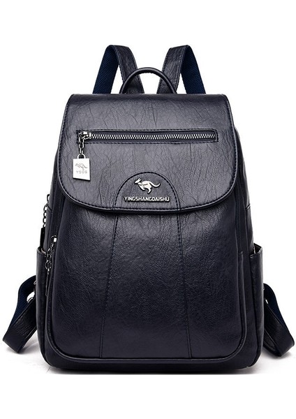 Büyük Kapasiteli Gündelik Omuz Çantası, Şık Üniversite Öğrencisi Seyahat Çantası (Yurt Dışından)