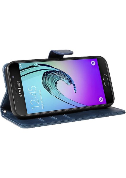 Samsung Galaxy A3 Için Filp Durumda 2016 Cüzdan Telefon Kılıfı Preslenmiş Pu Deri (Yurt Dışından)