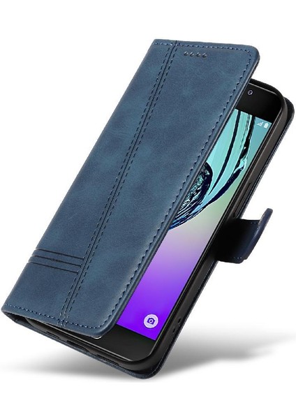 Samsung Galaxy A3 Için Filp Durumda 2016 Cüzdan Telefon Kılıfı Preslenmiş Pu Deri (Yurt Dışından)