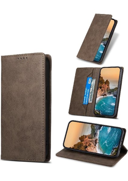 Realme 12 Pro Artı Kart Yuvası Darbeye Tpu Kickstand Için Flip Case (Yurt Dışından)