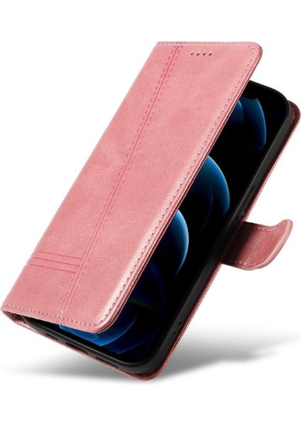 Kredi Kartı Yuvası ile IPhone 12/12 Pro Için Filp Durumda Cüzdan Telefon Kılıfı Pu (Yurt Dışından)