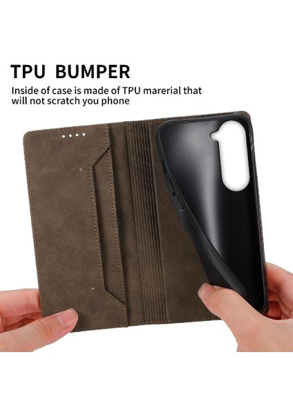 Samsung Galaxy S23 Kart Yuvası Darbeye Tpu Kickstand Için Flip Case (Yurt Dışından) indirimleri