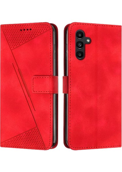 Samsung Galaxy M35 Kickstand Kart Ekleme Pu Deri Cüzdan Için Flip Case (Yurt Dışından)