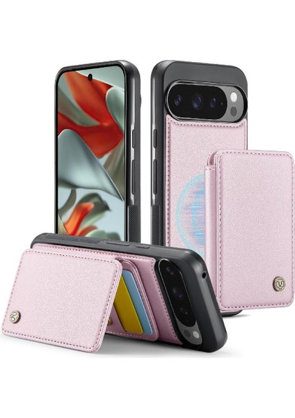Google Piksel 9 Pro Xl Standı Fonksiyonu Için Kılıf Rfıd Engelleme Ayrılabilir (Yurt Dışından)