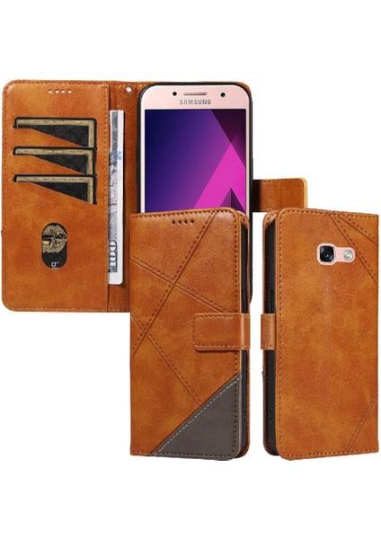 Samsung Galaxy A3 2017 Deri Telefon Koruma Çantası ile Flip Case (Yurt Dışından)