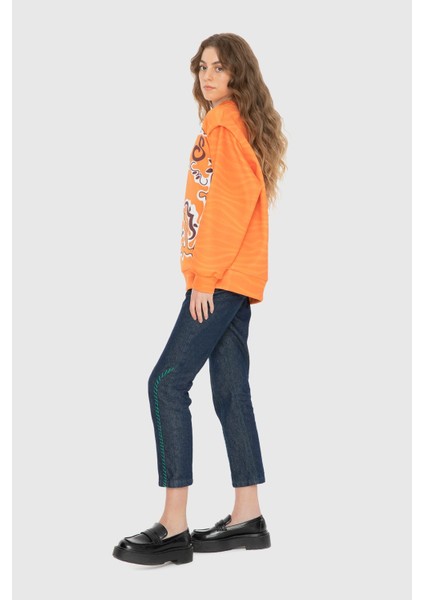 Baski ve Vatka Detayli Sweatshirt fiyatları