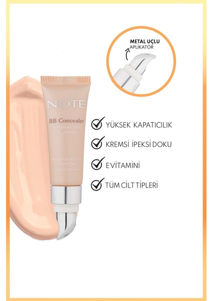 BB Concealer 02 SPF 15 Göz Altı Kapatıcısı