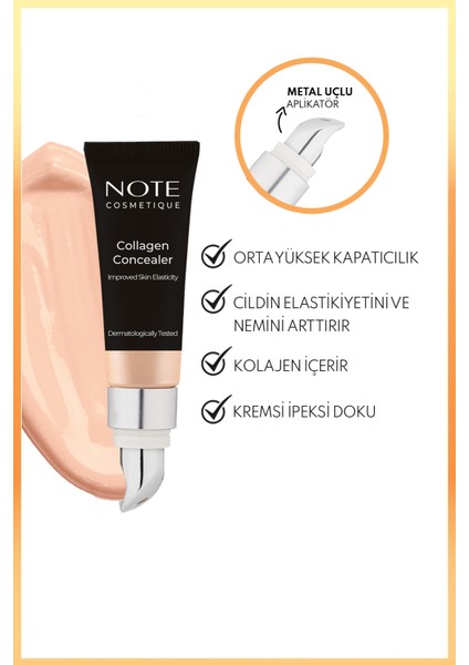 Collagen Concealer 01 Kolajen İçerikli SPF 20 Göz Altı Kapatıcısı