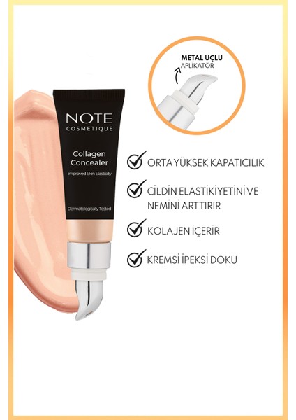 Collagen Concealer 02 Kolajen İçerikli SPF 20 Göz Altı Kapatıcısı