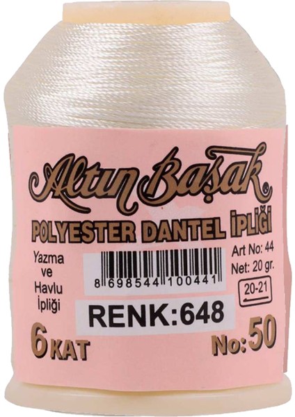 3 Adet Oya ve Dantel Ipi 20 gr - No: 648