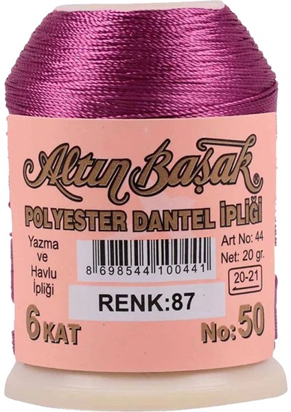 3 Adet Oya ve Dantel Ipi 20 gr - No: 087