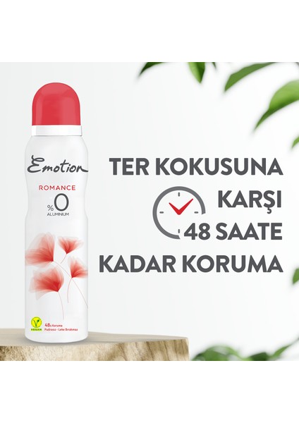 Romance 3'lü Kadın Deodorant (3 x 150 Ml)