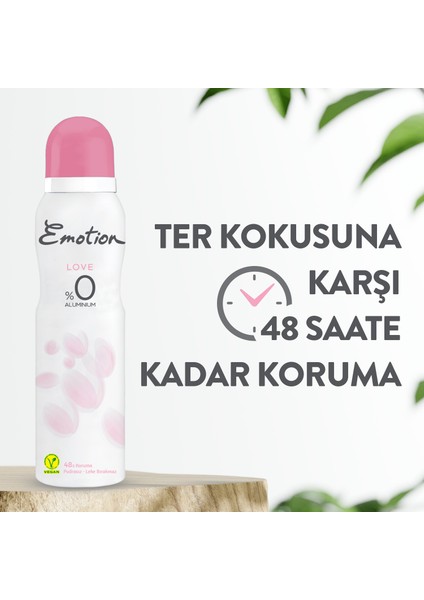 Love 3'lü Kadın Deodorant (3 x 150 Ml)