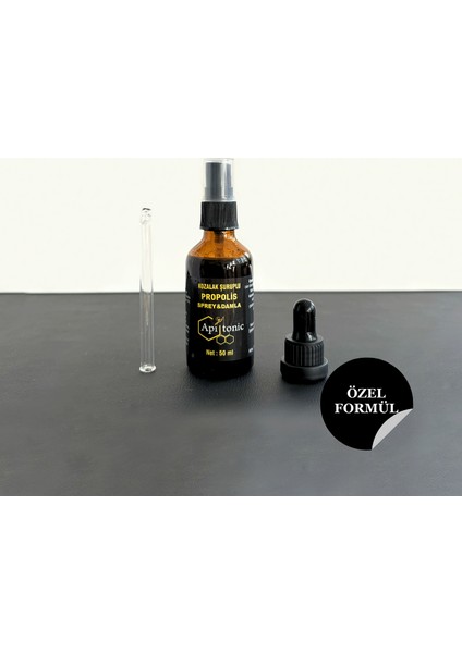 Apitonic Kozalak Şuruplu Propolis Sprey Damla 50 ml