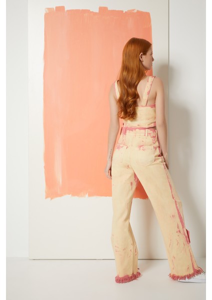 Batik Yıkamalı Jean Pembe Crop-Top modelleri