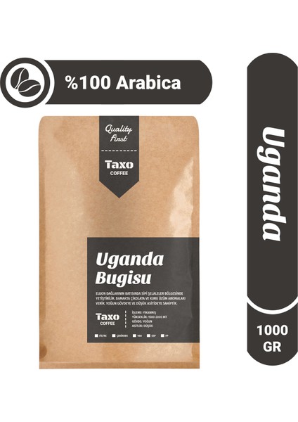 Uganda Bugisu Filtre Kahve 1 kg