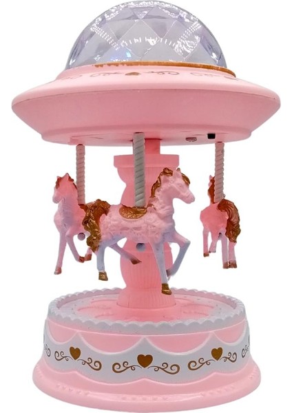 Işıklı Müzikli Pembe Atlı Karınca Star Master Müzik Kutusu Kurmalı fiyatları