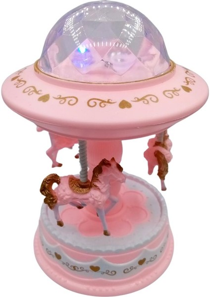 Işıklı Müzikli Pembe Atlı Karınca Star Master Müzik Kutusu Kurmalı fırsatları