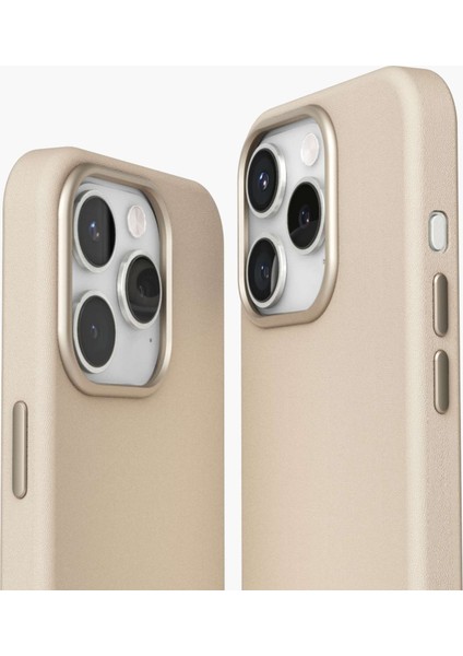 Deri Kılıf Apple iPhone 16 Pro Max Krem modelleri