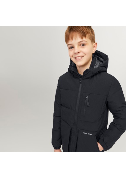 Jack & Jones Çocuk Rüzgara Dayanikli Kapüsonlu Puffer Mont - Otto