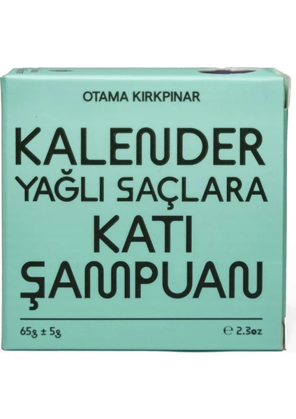 OTAMA KIRKPINAR Kalender Yağlı Saçlara Katı Şampuan