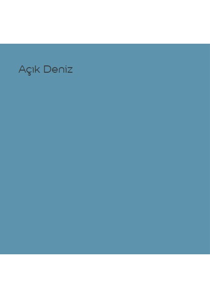 Pastel Yarı Mat Boyası Açık Deniz 2,5 Lt (3,5 Kg)