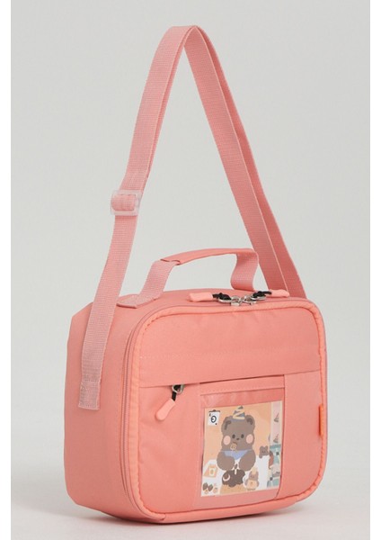 Kore Kawaii Tarzı Aksesuarlı Çocuk Beslenme Çantası - Isı Yalıtımlı Termoslu Beslenme Çantası fiyatları