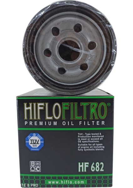 HF682 Yağ Filtresi HF682 Hıflo [cf Moto] NK400 - Cforce 450 - SR450 - CF625 - NK650 - MT650 [segway] Snarler 570 modelleri