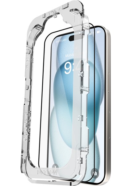 Buff iPhone 15 5d Glass Easyfit Ekran Koruyucu - Şeffaf fiyatları