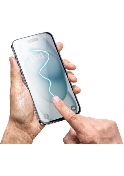 Buff iPhone 15 5d Glass Easyfit Ekran Koruyucu - Şeffaf modelleri