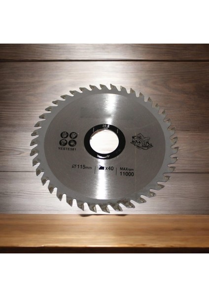 115 Çap 22 mm Ahşap Oymacılığı Diski - 115'lik Ahşap ve Sunta Kesici Spiral Diski