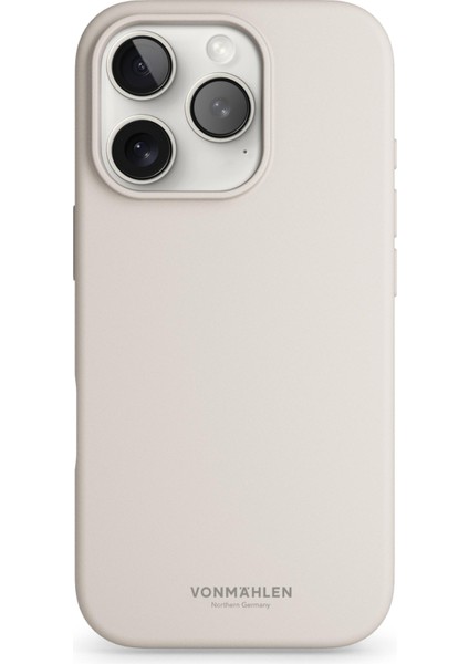 Yumuşak Silikon Kapak & Kılıf Apple iPhone 16 Pro - Krem