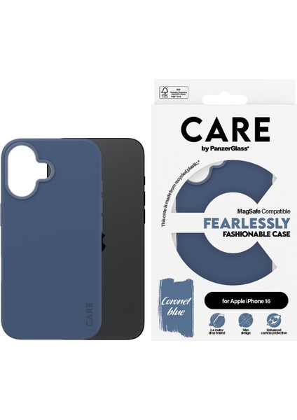 Care By Apple iPhone 16 Fashionable Magsafe - Mavi Kılıf