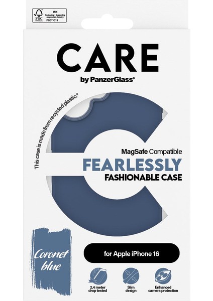 Care By Apple iPhone 16 Fashionable Magsafe - Mavi Kılıf