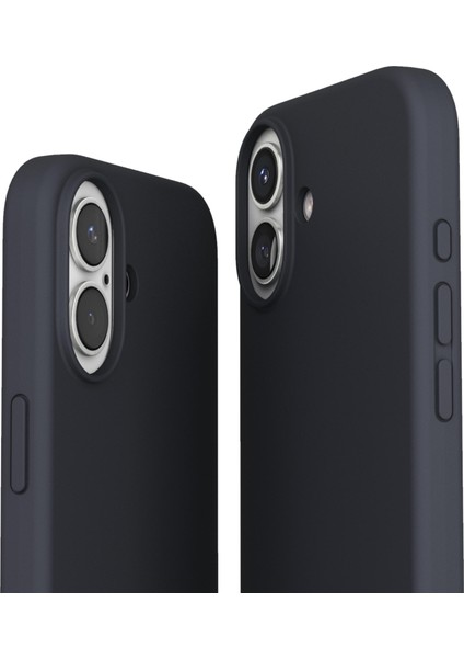 Yumuşak Silikon Kapak & Kılıf Apple iPhone 16 - Lacivert fırsatları