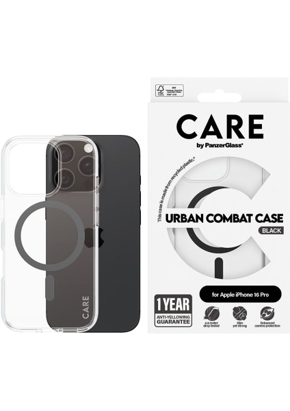 Care Flagship Magsafe Apple iPhone 16 Pro - Siyah