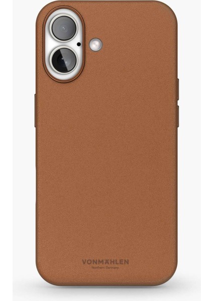 Deri Kılıf Apple iPhone 16 Kahverengi