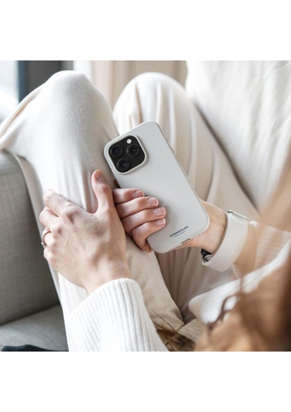 Yumuşak Silikon Kapak & Kılıf Apple iPhone 16 Plus - Açık Gri