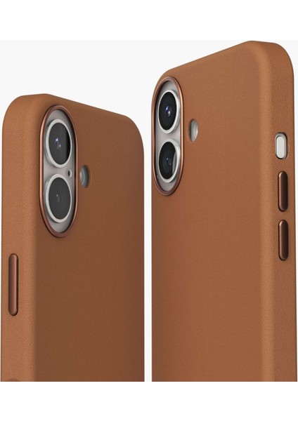 Deri Kılıf Apple iPhone 16 Plus Kahverengi modelleri