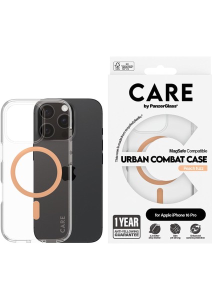 Care Flagship Şeftali W. Magsafe Apple iPhone 16 Pro